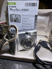 Fotocamera Canon PowerShot A560 7.1 testata ottime condizioni con libretto e adattatore