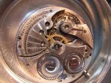 12/14s Hamilton 17J OF pocket watch movement