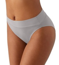 Wacoal At Ease Brief Underwear Women's 8-XL Ultimate Grey Wide Waistband Pull On
