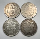 Lot of 4 - U.S. Morgan Silver Dollars - 1891 P, 1891 O, 1892 O, 1896 P (M15)