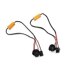 2 pcs 7440 50W 6 Ohm Error Free Load Resistor LED Warning Light Decoder