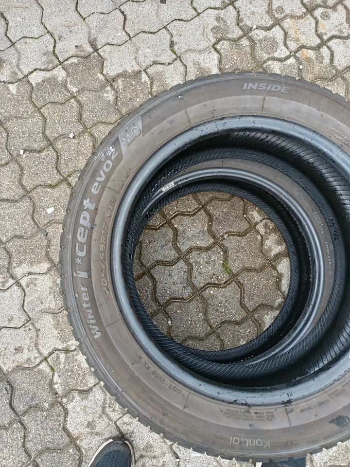 2x 205/55R17 91H Winterreifen Hankook Winter I*Cept Evo 2 MO 4,5mm DOT 2520 - Bild 3 von 4