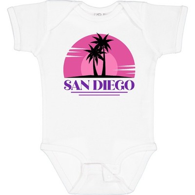 Inktastic San Diego California Beach Souvenir Baby Bodysuit Travel Cities Infant