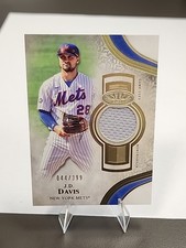 J.D. DAVIS 2021 TOPPS TIER ONE #T1R-JDA GAME-USED JERSEY RELIC /399 METS