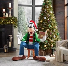 Home Depot DISNEY 4FT ANIMATED HOLIDAY GOOFY ANIMATRONIC IN-HAND SHIPS TODAY🔥 