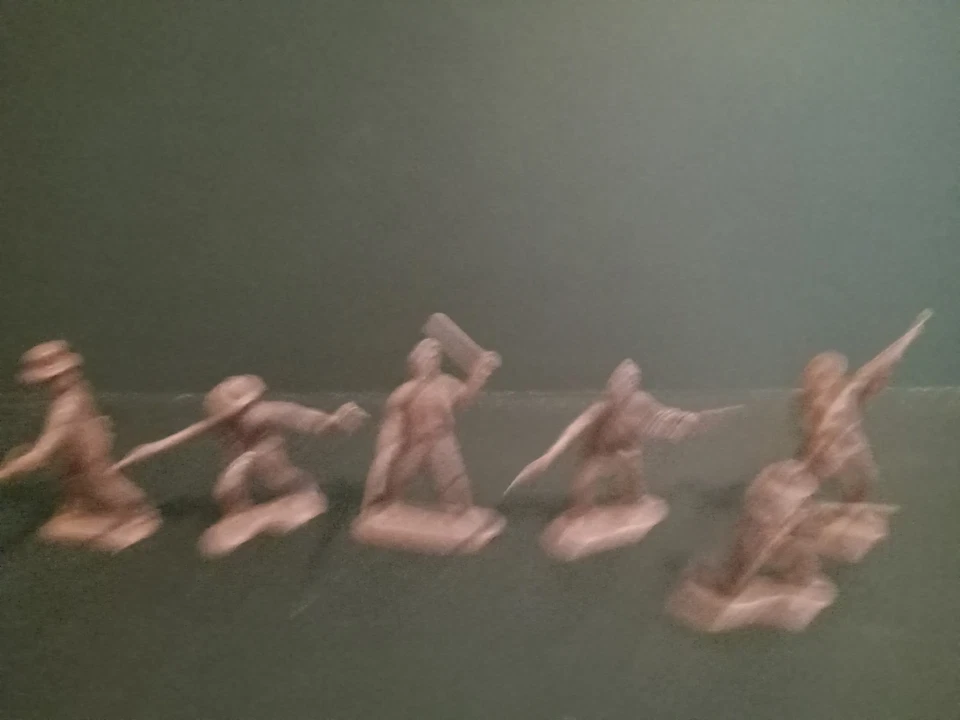 Lote de figuras de plástico American Souvenirs Gifts The Alamo historia de texanos/mexicanos Foto 4 de 4