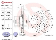 Discos de freno SUBARU BRZ 2.0 09.A921.1X