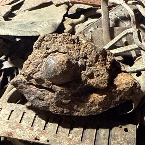 Dug Civil War 💥 🇺🇸 💣  Bird nest Cannonball Drag With Case Shot Intact