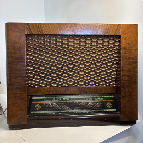 Pilot Model 75 Radio c. 1952 Vintage Spares Repair Display