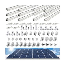 Solar Panel Mounting Brackets, Solar Panel Mounting Kit for 6 Solar Panels, w...