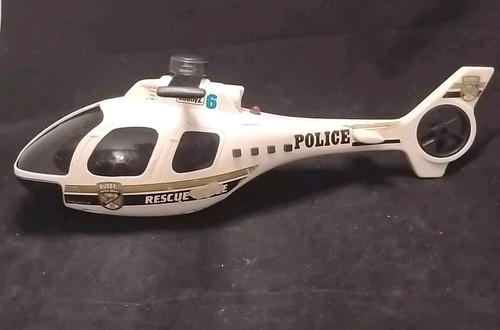 BUDDY L SUPER BRUTE WHITE POLICE RESCUE FORCE HELICOPTER Doesn't Work. - Picture 3 of 5