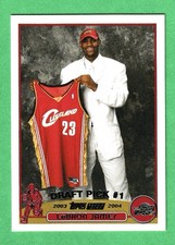 ?1 Owner Nm-Mint Or Better 2003-04 Topps 221 Lebron James Rookie Card Rc Wow?. rookie card picture