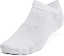 Under Armour Essential Socks Small White/Grey 5 Pack
