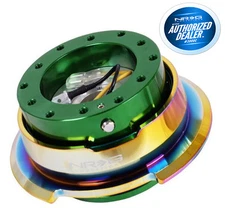 NRG BALL LOCK STEERING WHEEL QUICK RELEASE 2.8 GEN GREEN SRK-280GN-MC