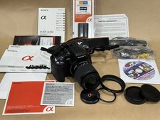 SONY DSLR-A300 Digital Camera Bundle 2 Batterie, Charger , Bag  Mint 