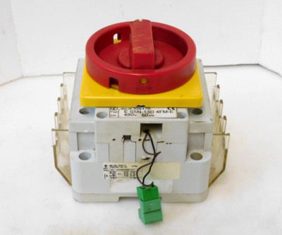 ELEKTRA TAILFINGEN E S5N-13D 4FM-E EMERGENCY OFF ROTARY SWITCH 305176 480V 60Hz