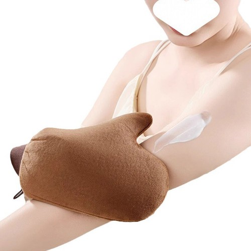 Reusable Body Cleaning Glove Self Tanning Mitt Fake Tan Applicator Gloves - Picture 5 of 12