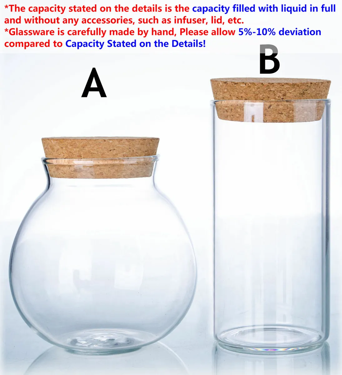 Pyrex Borosilicate Glass Food Container Jar with Cork Ball Lid - China Cork  Glass Jar and Glass Jar price