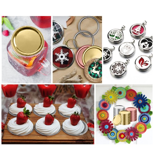 24PCS 87/70mm Regular Wide Mouth Canning Lid Mason Jar Leakproof Durable Reused - Picture 7 of 16