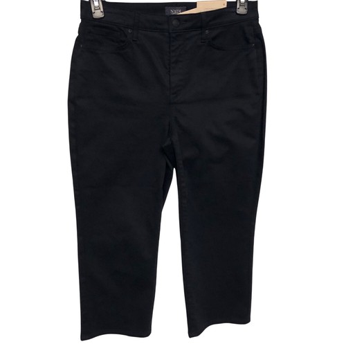 NYDJ Joni Black Capri Jeans Stretch Hi-Rise Cropped Pants 6 NWT - Picture 5 of 9
