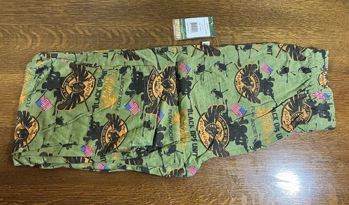 New Flow Society Black Ops Military Lacrosse Lounge Pants Youth Boys XS NWT - Picture 4 of 4