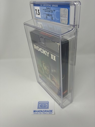 Rocky II (1979) VHS Rare Early 1983 CBS Fox ๐ Side Drawer Box ๐ CGC 7.5 CiB - Picture 8 of 9