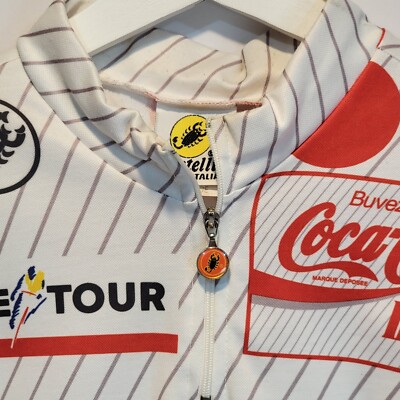 Vintage '92 Castelli Coca-Cola Light Le Tour Italy Cycling Jersey - M/L