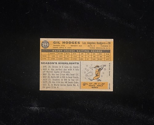 ~~ 6-card set of late Hall of Famer Gil Hodges ~~ - Picture 4 of 4