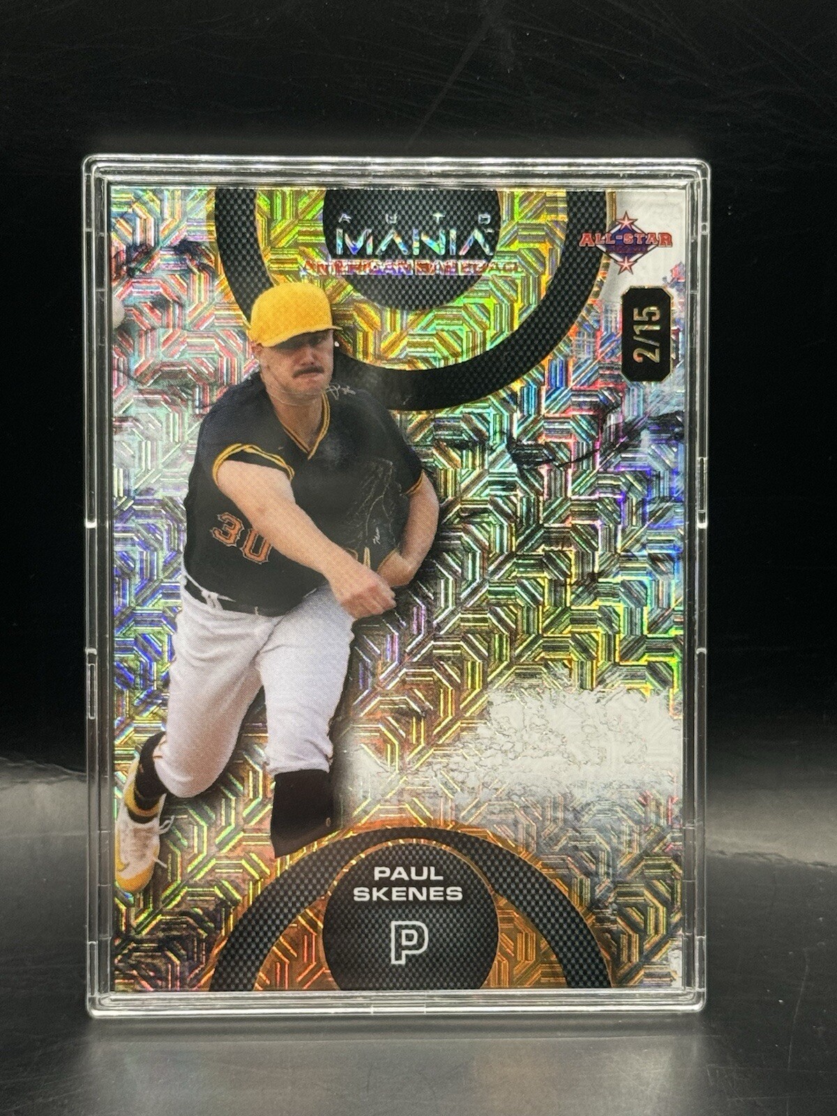 2024 Wild Card Auto Mania PAUL SKENES National Mt Rushmore 2/15 RC AMAC-PS2 Mojo