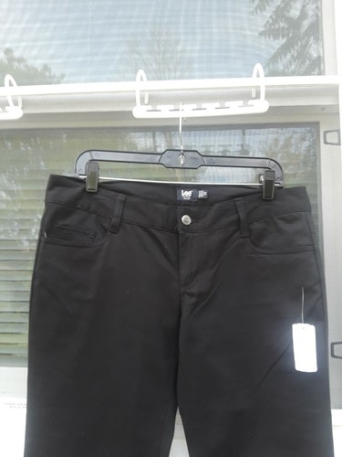 Lee Uniforms #305 Women's Junior Classic Jeans NWT 5 Pocket Built To Fit Black - Picture 4 of 12