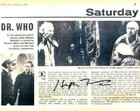 Doctor Who Autograph: HUGH FRASER (The Smugglers) Signed Photo