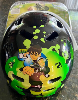 ben 10 bike helmet knee elbow pads MULTI SPORT HELMET Knee & Elbow Pads Child 5+ BEN 10 Cartoon Network SEALED  2007