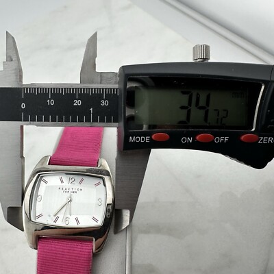Kenneth Cole Reaction For Her Watch Women Silver Tone Pink  display picture 2