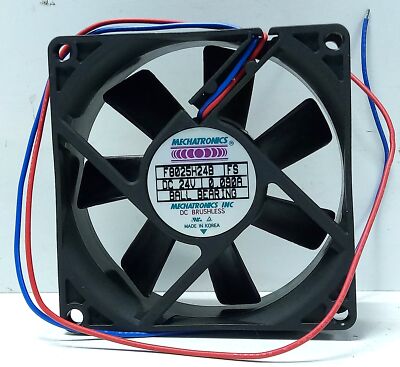 Mechatronics F8025H24B-FS 24 V DC 0.08 A Brushless Component Fan