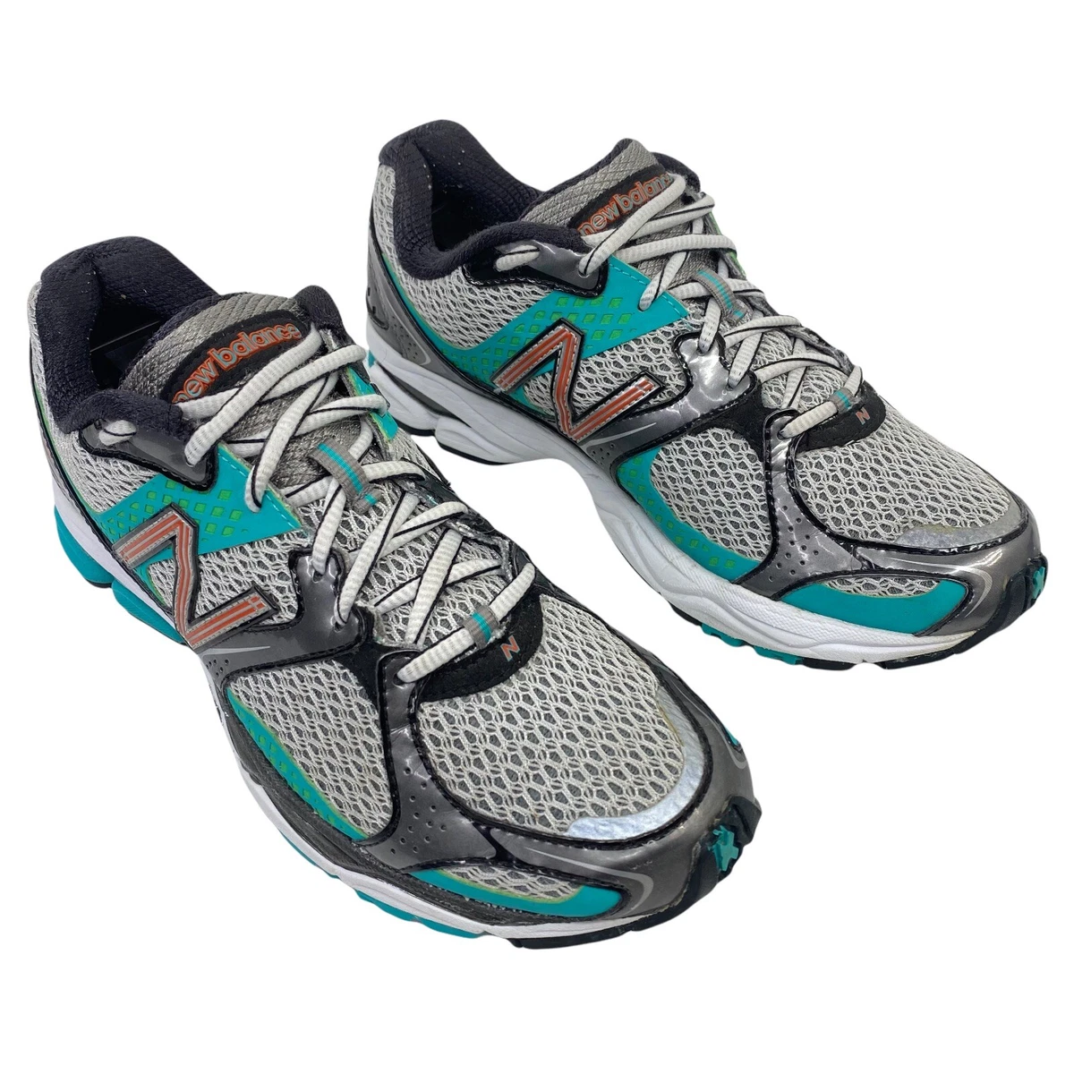 New Balance 1080 V2 8.5 Running Silver Teal | eBay