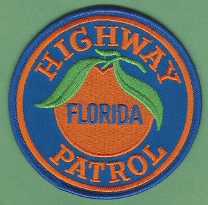2 Inch Non-Reflective Subdued Florida Highway Patrol State Police Logo