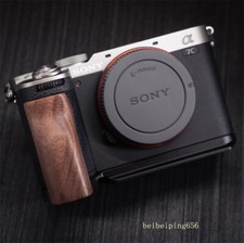 Wood Hand Grip Quick Release Plate L Bracket For Sony a7c2/a7cr Camera Baseplate