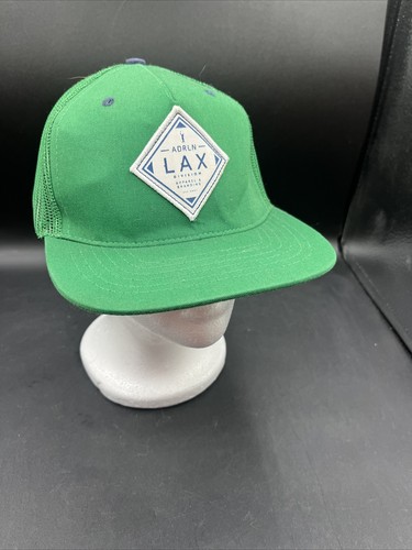 Adrenaline Lacrosse Lax Kelly Green Cap Snapback Trucker Baseball