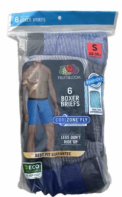 Mens Boxer Fruit Of The Loom Breathable Boxer Briefs Short