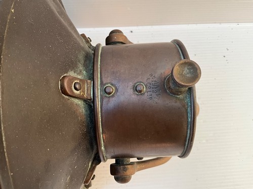 Pre loved antique copper ships lantern dated 1912 maybe used ww1 great display - Picture 21 of 23