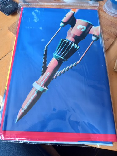Vintage Thunderbirds Party Kunststoff Tischdecke 180 x 120 cm ~ Neu in Packung - Bild 3 von 3