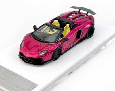 ミニカー Lamborghini Aventador LP700-4 Roadster RM 1:64 Scale Purple Aventador LP700-4 LBWK Sports Model Diecast