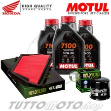 Tagliando HONDA CBR 600 RR 2007 2008 / Kit Olio Motul 7100 10W30 Filtri CBR600
