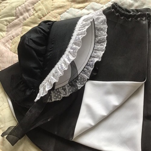 CAPE&BONNET GIRL Red,White,Black,Petrol,Royal,Blue,Purple - Picture 27 of 38
