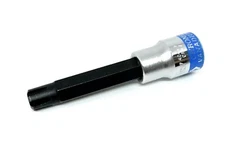 Socket 1/2 " Ribe M12 Length 100 MM for Key Ratchet Special Mechanical Auto