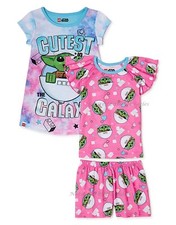 Baby Yoda Girls Pajamas Nightgown Toddler Size 2T 3T Mandalorian Star Wars Lego