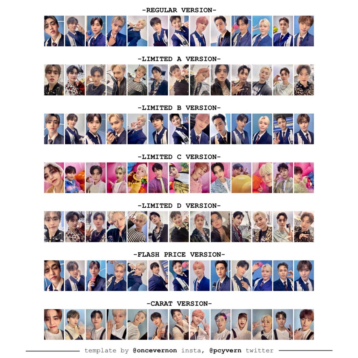 Seventeen Dream Album Photocard (SCoups Jeonghan Joshua Jun