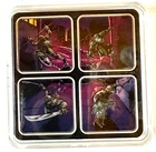 Teenage Mutant Ninja Turtles Full set of four- 1 oz silver UV Color Art Bars
