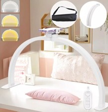MACTREM Nail Lamp for Desk,Foldable Half Moon Light for Nail Desk, with Phone...