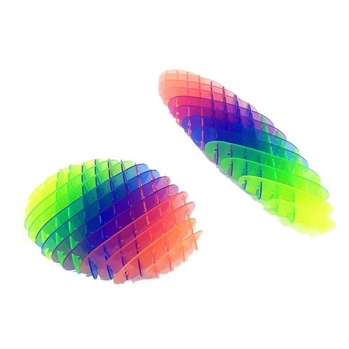 Fidget Worm Toy Rainbow- Flexible Squirmy Fun for All Ages Free Shipping - Picture 7 of 26